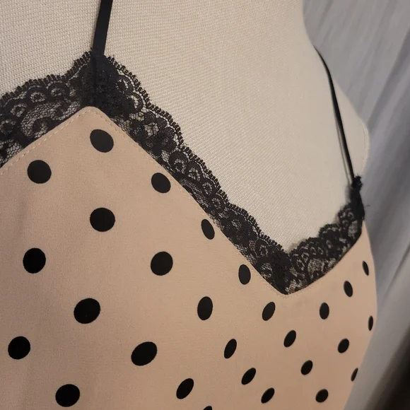 Express tank top small polka dot polyester - Picture 4 of 7